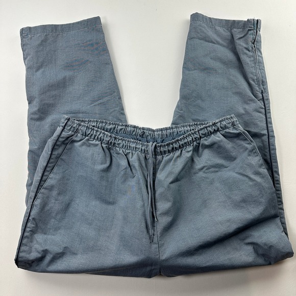 Cabela's Lined Rain Snow Pants Women's Sz XXL Denim Blue Camping Zipper Cuffs - Picture 1 of 10